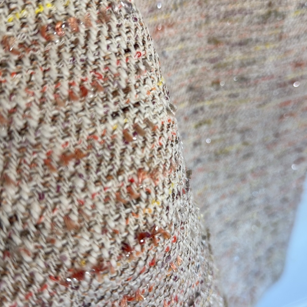St.‎ John Eyelash Tweed V-neck Wool-blend Sheath Dress Work Career - Picture 6 of 11